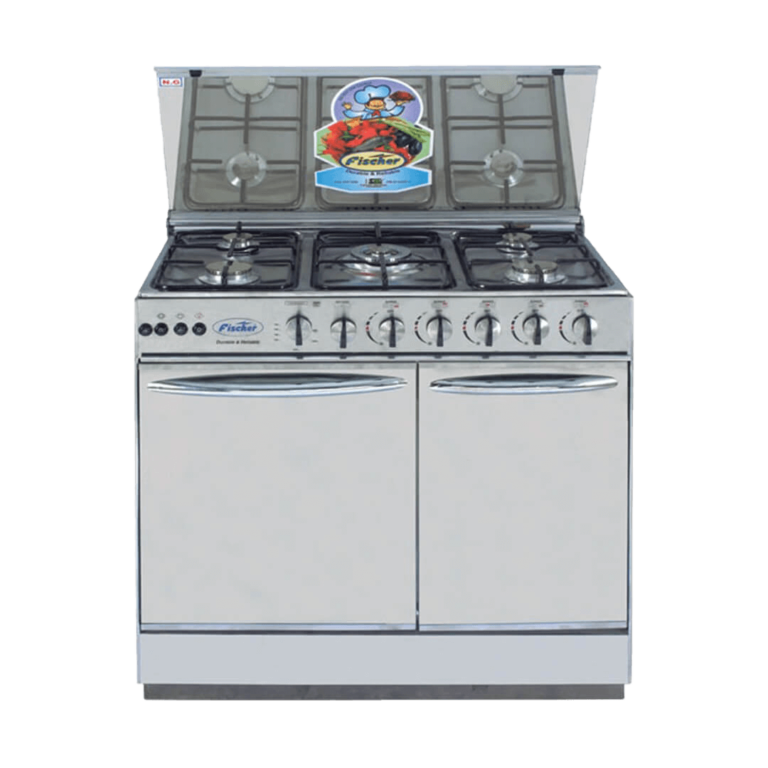 Fischer Cooking Range with 5 Burners Plus Pizza Plate Order Now!